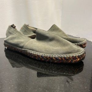 Olive green Castaner espadrilles